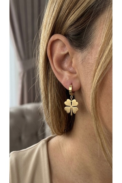 İNN JEWELLERY أقراط من الفولاذ 316L مقاومة للصدأ ومضادة للحساسية على شكل برسي...