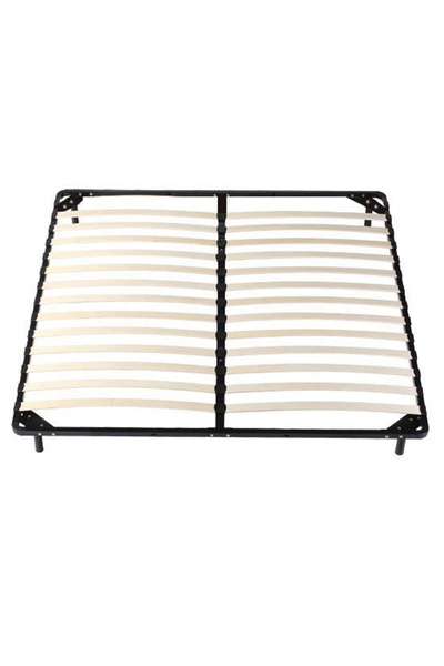 SERSIMO Cadru de pat metalic pliabil pentru pat de 160x200cm cu pistoane cu g...