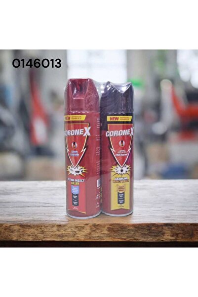 Coronex RED/BLK INSECTICIDE SPRAY 400ML 2PC/SET