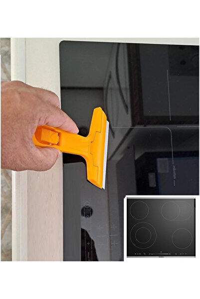 CPU ELEKTRONİK Çok Fonksiyonlu Profesyonel Cam Kazıma Bıçağı 2 Adet Yedek Bıç...