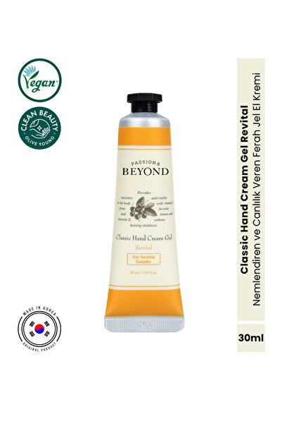 Passion&Beyond Classic Hand Cream Gel Revital 30 ml Canlandırıcı Jel El Kremi...