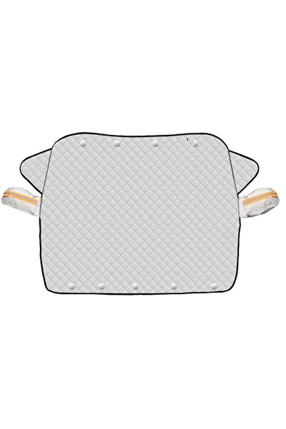 OEM Parasolar auto, 228 x 105 cm, aluminiu, argintiu