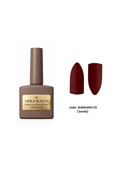 VB VIOLA BEAUTY BURGUNDY KALICI OJE COLLECTION 13 ML TPO-FREE