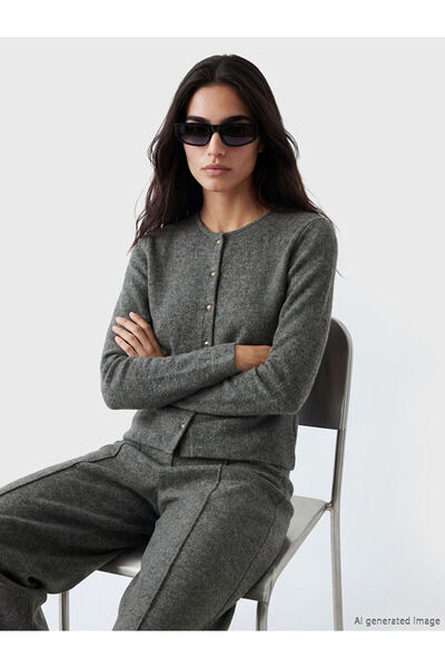LC Waikiki Esvab • Modern & Distinctive Zero Roba Collar Women's Cardigan