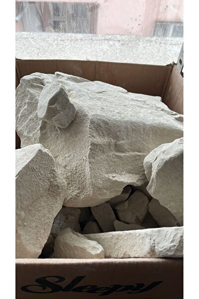 melike kiltebeşir çakır الطين الطبيعي الأبيض من كازاخستان - قطع مقرمشة ذات مل...