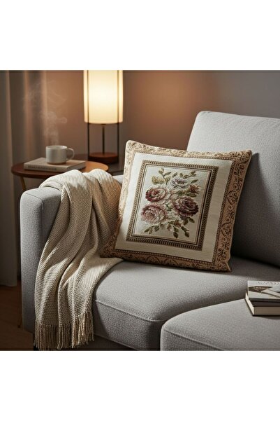 Yeshome Collection غطاء وسادة مزخرف بنمط ثنائي الاتجاه من كارلا لورين-24 مقاس...