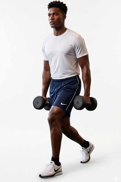 Nike Pantaloni scurți pentru antrenament și alergare pentru bărbați, din mate...