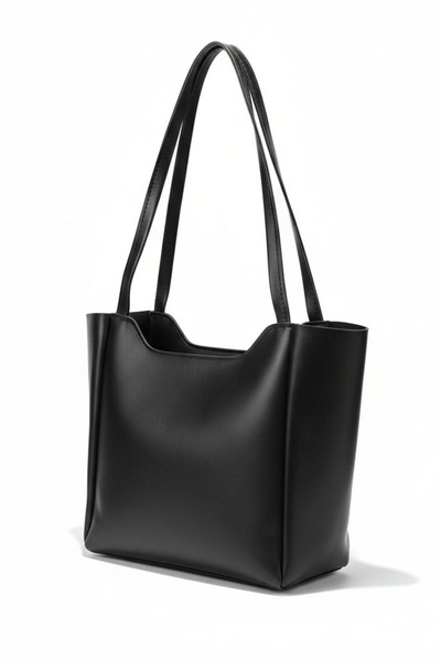 TOFİSA Жіноча чорна сумка через плече зі штучної шкіри - 28259-BLACK