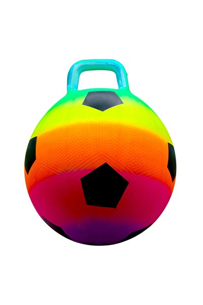 OEM Bouncing Ball with Handle, 70cm diameter, thick rubber, phosphorescent co...