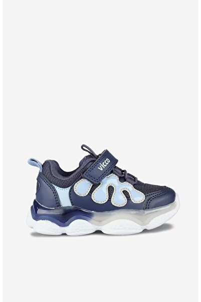 Vicco Gora Boys' Dark Blue Lighted Sports Shoes