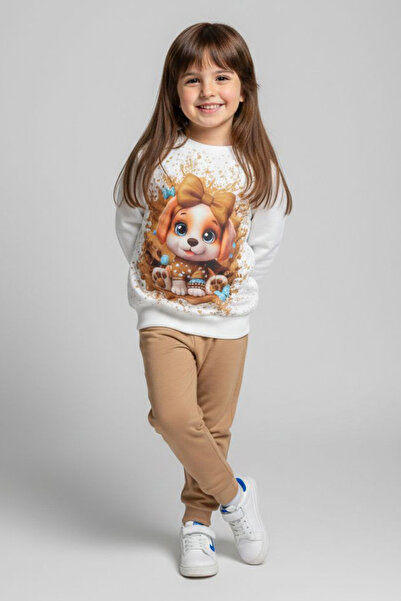 TOFİSA Σετ Πιτζάμες για Κορίτσια με Σχέδιο Βιζόν - 28166-VIZON