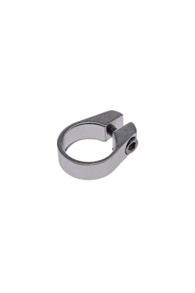 WMX Colier tijă de șa, prindere cu șurub, 31.8mm, culoare argintie, aluminiu