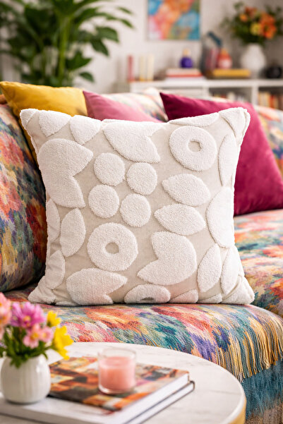 Pilloveland Puffy Cushion Cover - 43*43 cm - Organic