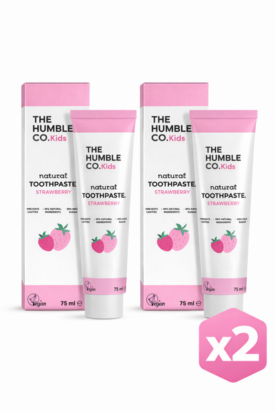 The Humble Co. Humble Co Toothpaste Kids Strawberry 75 ML Çocuklar için Çilek...