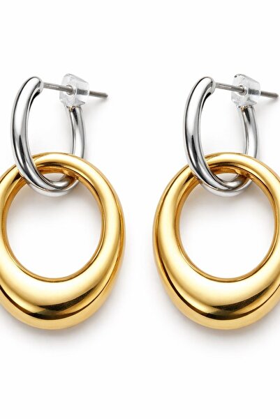 BALVORA VENTO Women's Steel Large Earrings