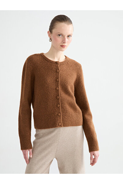 LC Waikiki Crew Neck Women's Knitwear Cardigan