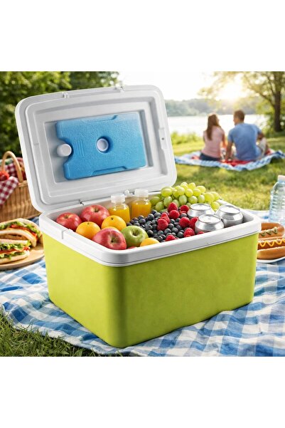AutoFamily 9L Insulated Cooler Box with Ice Packs – Portable Ice Chest for Camping, Picnic & Outdoor Travel