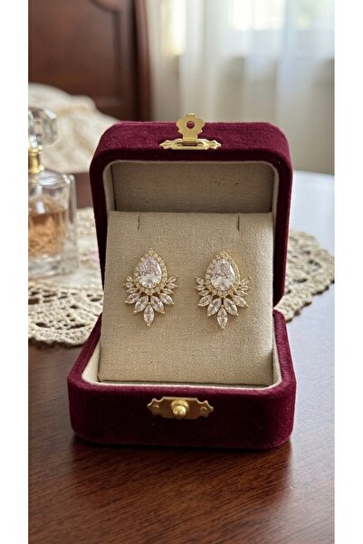 İNN JEWELLERY 316L Steel Earrings, Anti-Tarnish, Anti-Allergic, Sultan Earrin...