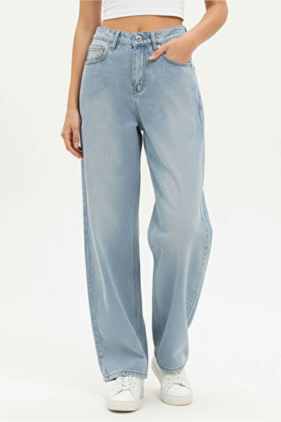 TOFİSA Baggy Jeans Ice Blue - 28280-Buz-Mavi