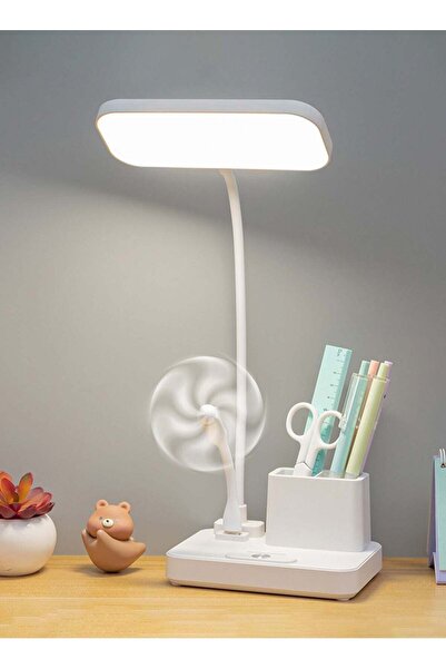 LOOPITYS مصباح طاولة بمشبك يعمل باللمس مع 3 أوضاع إضاءة وخاصية التعتيم عبر USB