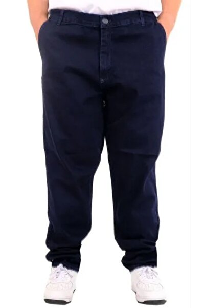 cusseli Big Size Men's Jeans Side Pocket Chino 18880 Navy Blue