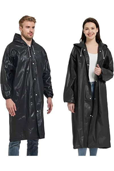 Arabest عبوة من قطعتين من المعاطف المضادة للماء مع غطاء للرأس، معطف واق من ال...