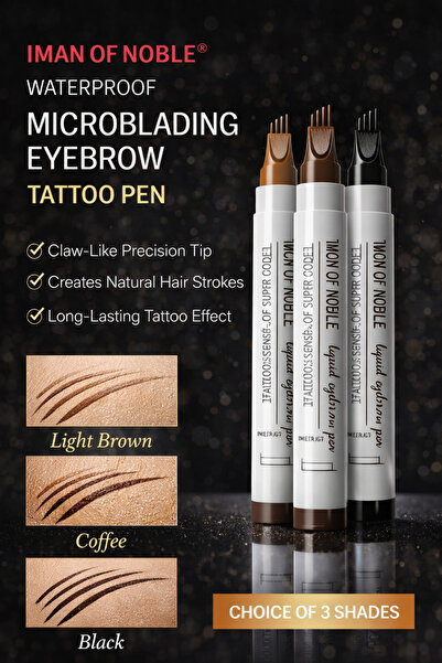 chichiponki Eyebrow Pen Gheruta – Waterproof, Microblading Effect, Tattoo Bro...