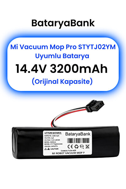 BataryaBank Mi Vacuum Mop Pro STYTJ02YM Uyumlu Batarya 3200mAh (Orijinal Kapa...