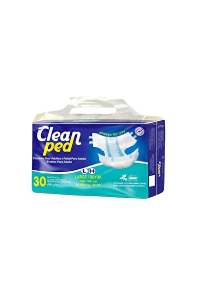 CleanPed Scutece pentru adulți, Mărimea L, 30 bucăți/pachet