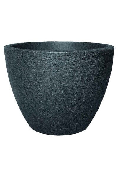 GeLi Stone Pot, Plastic, Ø 50 Cm, Anthracite