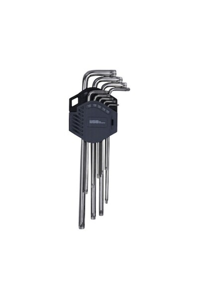WGB Set de chei Torx Tx10-t4x50, 9 piese, Crom-Vanadiu