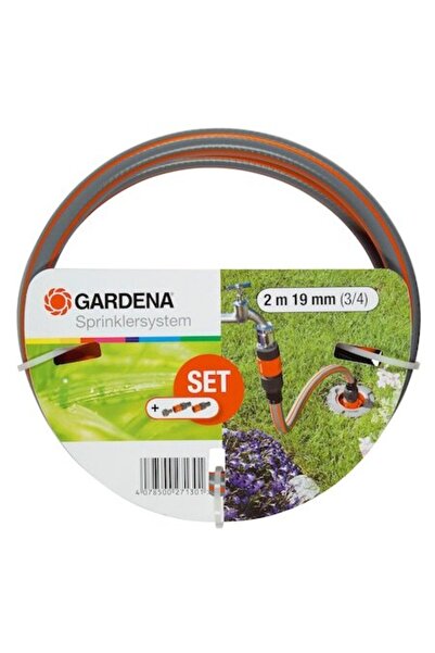 Gardena Profi Maxi-Flow System Connection Set, Hose 3/4", 2 m + Connectors