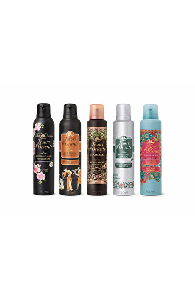 Tesori d'Oriente Set 5 x Deodorante Tesori d’Oriente 150 ml – Colecție comple...