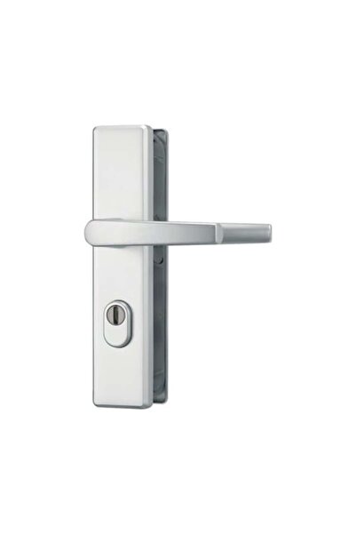 Abus Entrance Door Handle Set 72/250 mm, For Cylinder, Silver