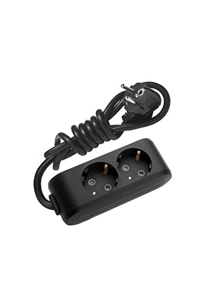 PANASONIC X-tendia Power Strip 2 Outlets, 2m, Black