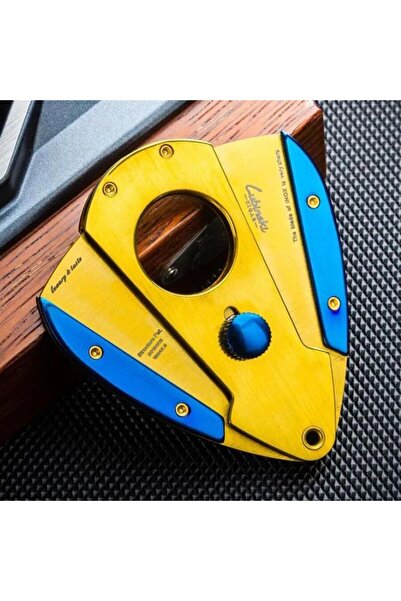 Lubinski Italy Yaprak Model Puro Kesici Mavi-Gold 60ring
