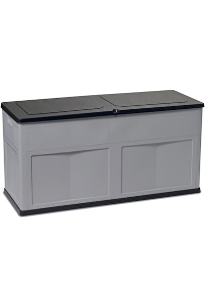 TOOMAX Trend Garden Storage Box, 320 Liters, Grey