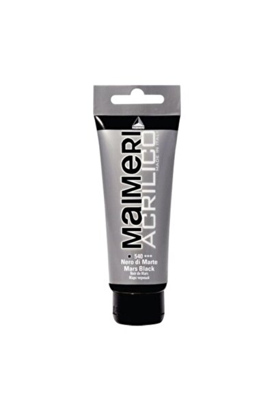 Maimeri Culoare acrilică, Negru Mars, 75 ml, Acrilic