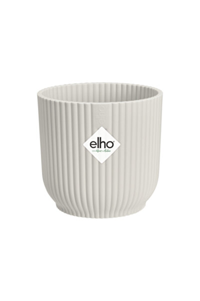 Elho Vibes Fold Pot Rotund 11cm, Culoare Albă