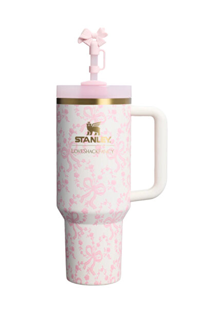 Stanley x LoveShackFancy Holiday Quencher® H2.0 FlowState™ Tumbler | 40 OZ - ...