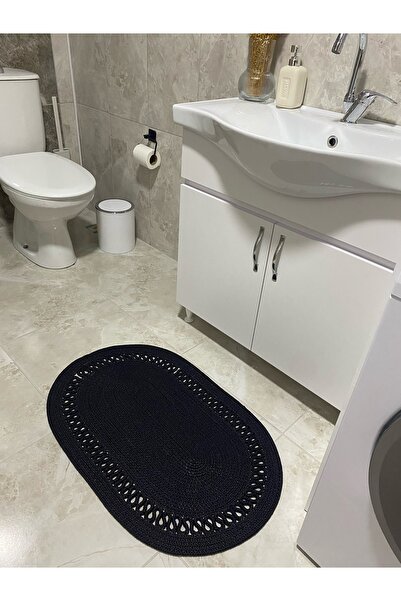 Halımax Milda Jüt Banyo Paspası Çift Taraflı Yıkanabilir Hav Toz Vermez Jüt K...
