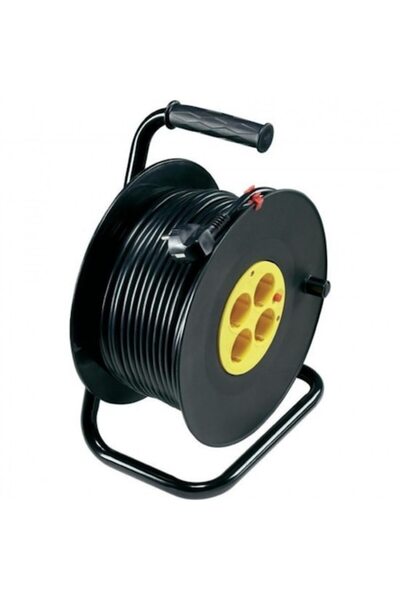 gelux 4-Socket Extension Reel with Grounding 25m Cable 3x1.5mm