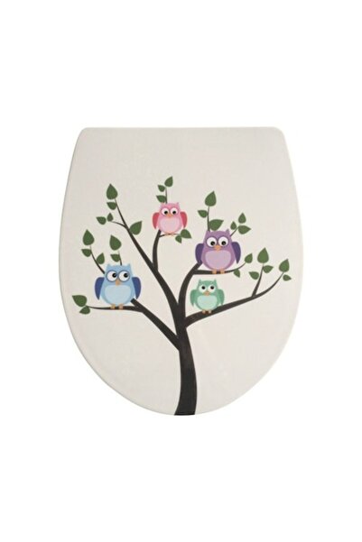 ADOB Imola Toilet Seat with Owl Design, Slow Closing