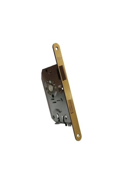 Abus ES 55/72 mm Mortise Lock, Left, with 1 Key Bb, Gold