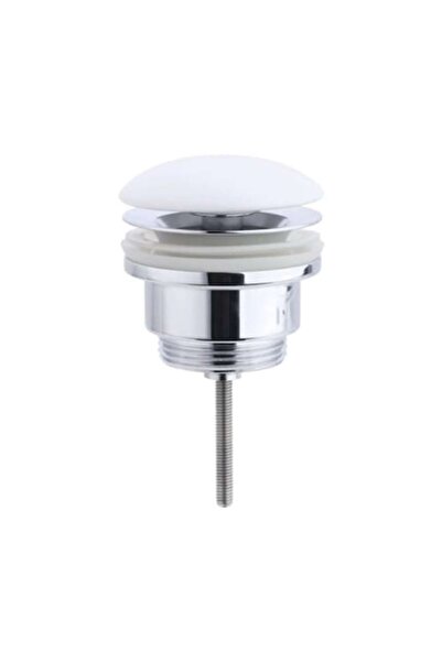 OEM Ventil fix pentru chiuvetă Amion cu capac ceramic, alb mat