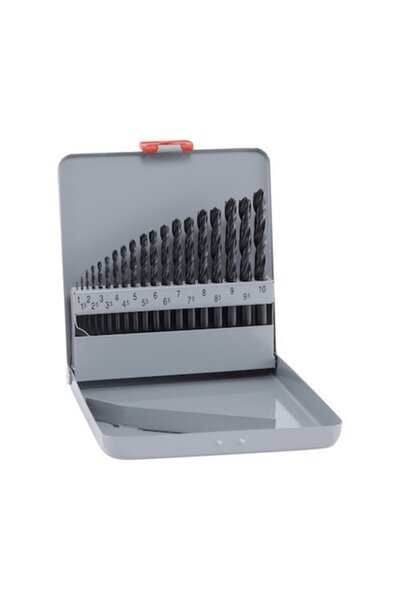 Alpen Set de burghie metalice Ø1-10 mm, 19 piese
