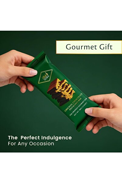 Rah Store Dubai Pistachio Chocolate Bar 100g with Kunafa & Kataifi Crunch Gou...