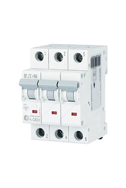 Eaton Xpole Home Disjunctor electric modular 3 poli 63A 4.5kA Curba C