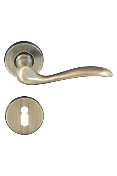 Verofer Mâner de ușă interior cu rozetă Tolosa, pentru cheie Bb, alamă