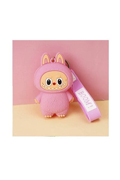 OEM EMC ONSHOP® Silicone Mini Bag with Keychain, "La Bubu" animated model, 10...